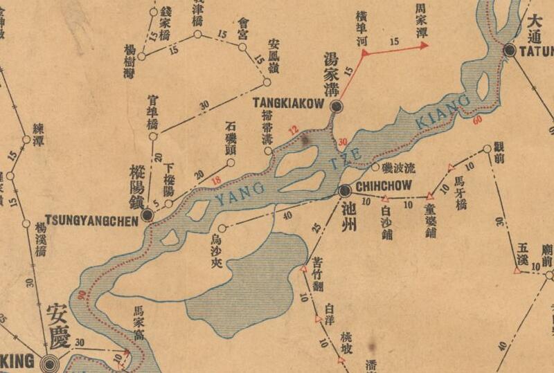 1920年《安徽邮务区舆图》插图3