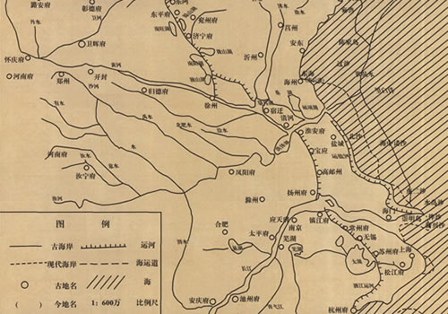 《明代河运示意图》