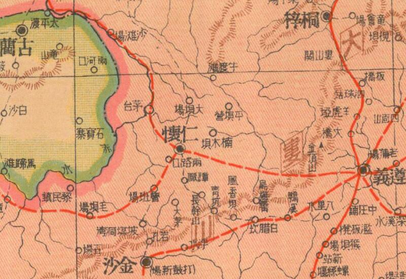 1939年《云贵两省明细地图》预览图1