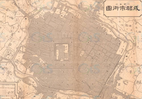 1938年《成都市街图》