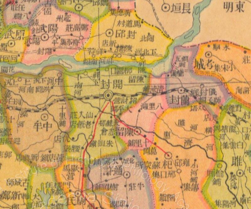 民国时期《河南分县新图》预览图1 民国时期《河南分县新图》预览图1