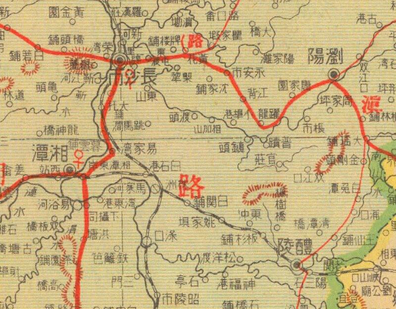 1941年《豫鄂湘三省明细地图》预览图1 1941年《豫鄂湘三省明细地图》
