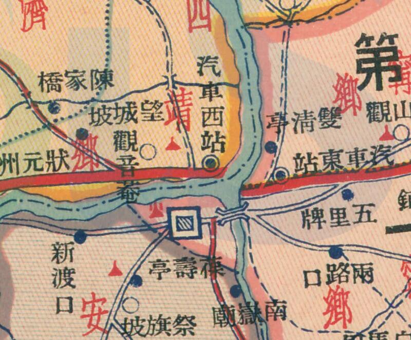 1934年《湖南省邵阳县区乡镇自治区域图》预览图1