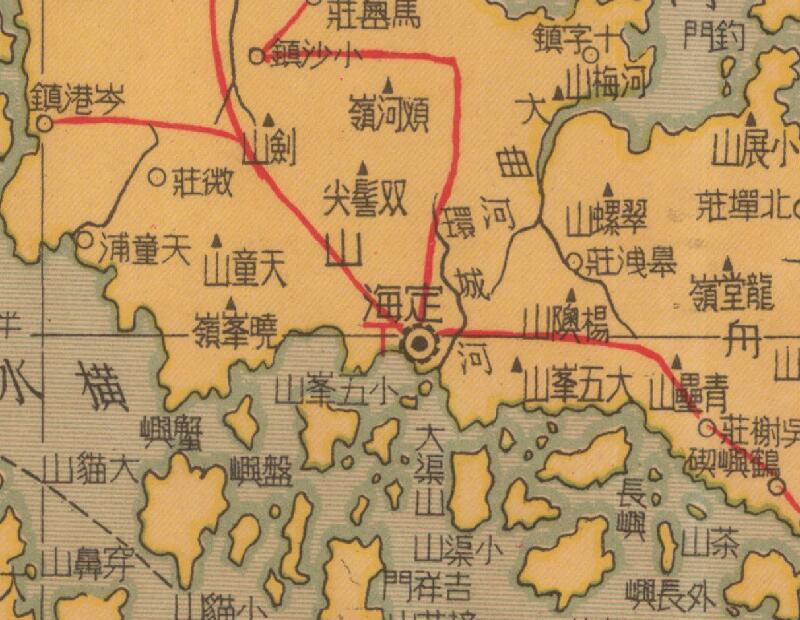 1947年《宁波七邑全图》