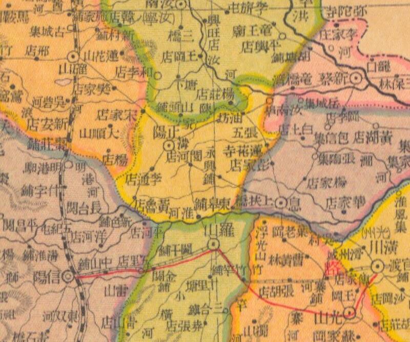 民国时期《河南分县新图》预览图3 民国时期《河南分县新图》预览图3