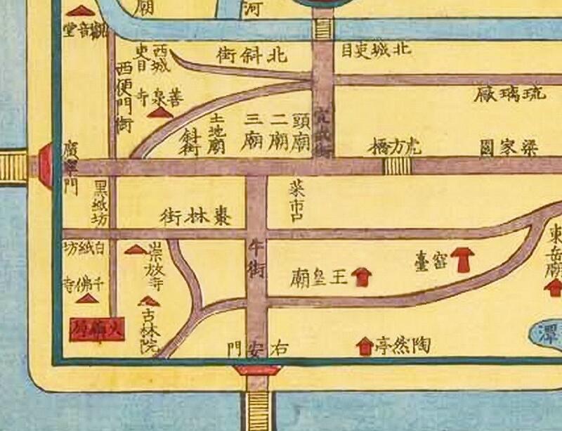 1850年北京《京师总图》预览图3 1850年北京《京师总图》预览图3