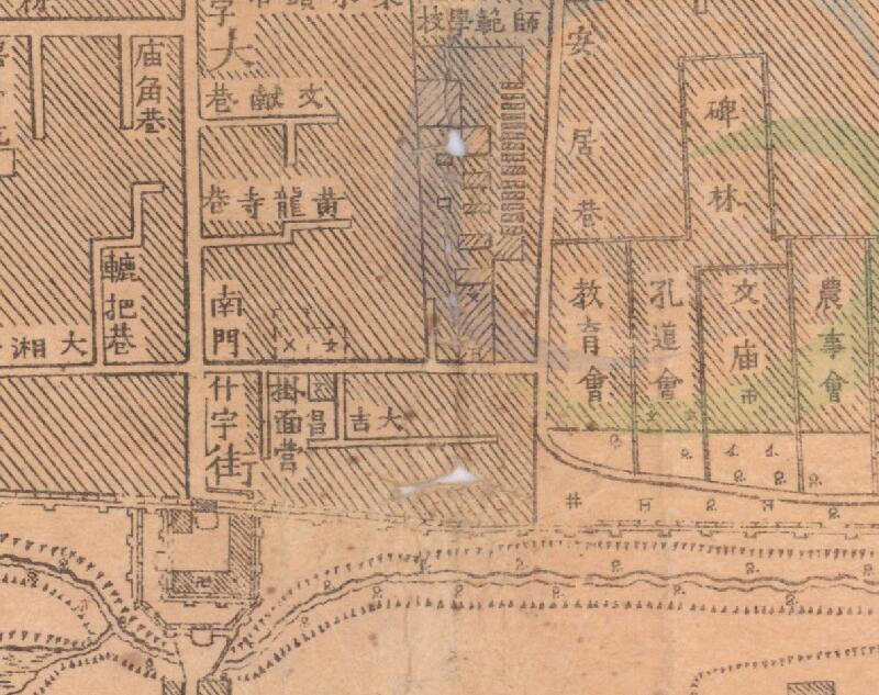 1914年西安《陕西省城图》预览图3