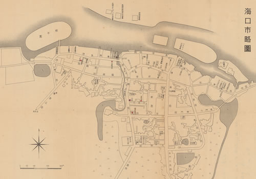 1939年《海口市略图》缩略图