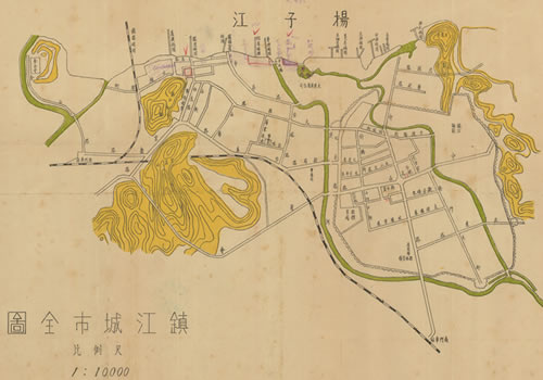 民国时期：镇江城市全图缩略图