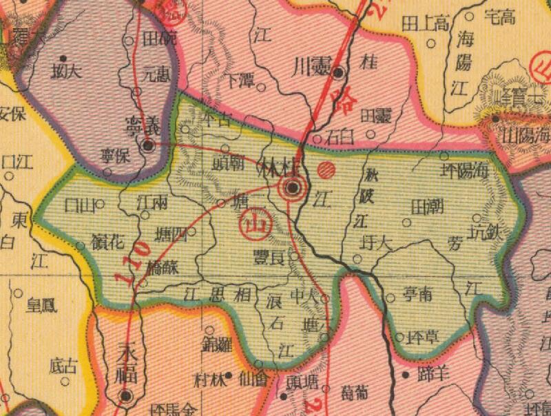1937年《广西省明细地图》预览图1