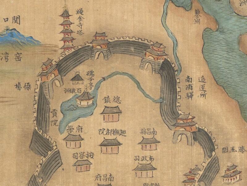1682年《南昌府治图》预览图1 1682年《南昌府治图》预览图1