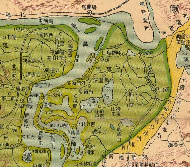 1925年《东三省明细全图》预览图3