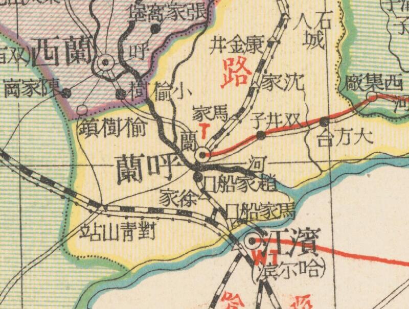 1937年《黑龙江省明细地图》预览图1 1937年《黑龙江省明细地图》预览图1