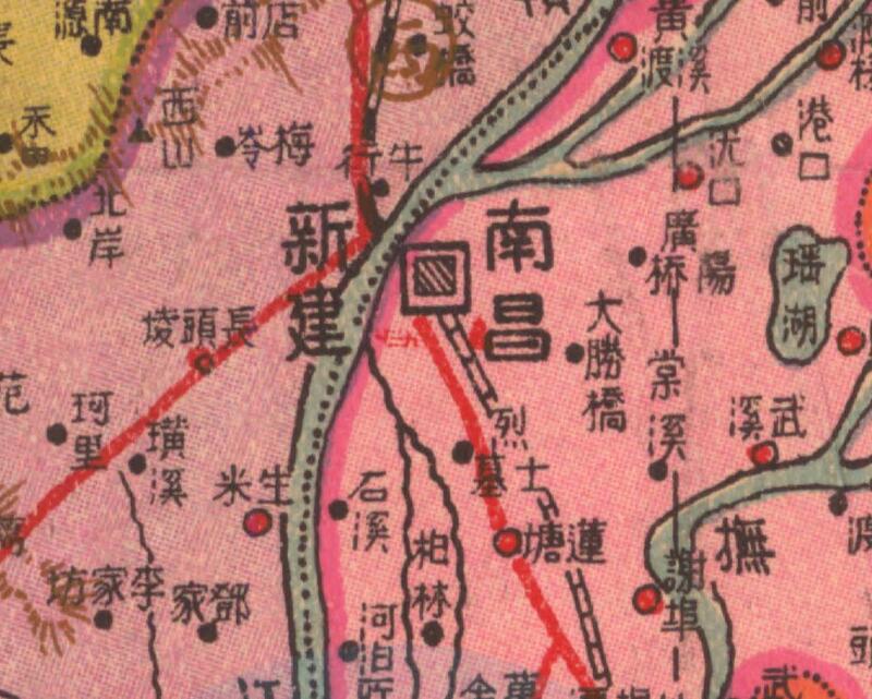 1934年《最新江西分县详图》预览图1