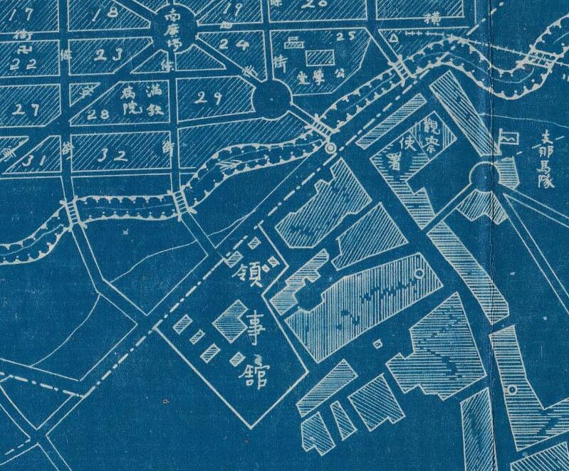 1914年《长春三国市街关系图》预览图2 1914年《长春三国市街关系图》预览图2