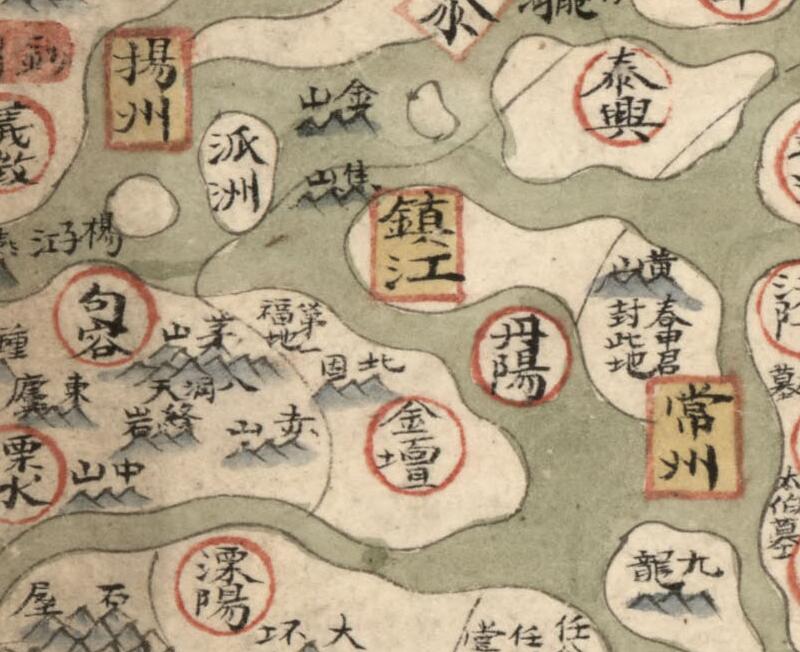 1754年安徽省江苏省地图预览图3