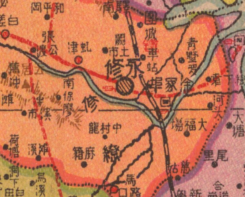 1934年《最新江西分县详图》预览图3