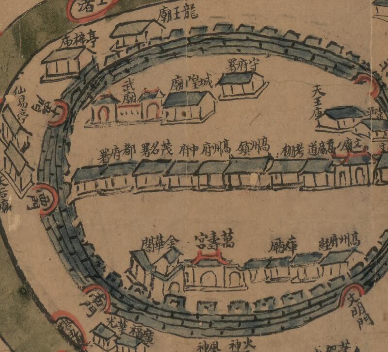 1860-1867年《茂名县舆图》预览图1