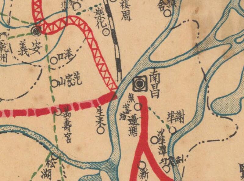 1932年《江西全省公路图》预览图2