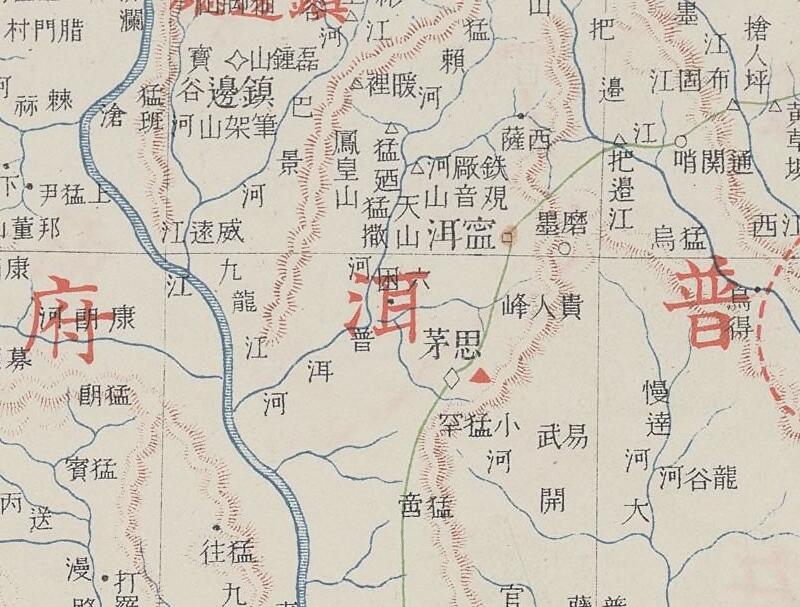 1905年《云南省》地图预览图3 1905年《云南省》地图预览图3