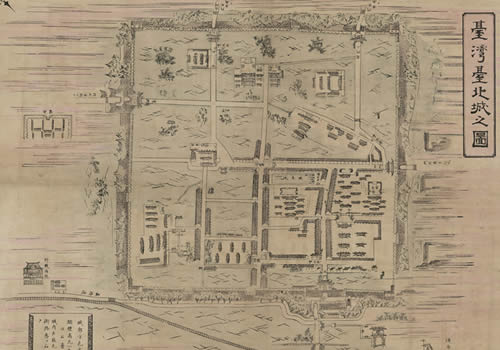 1895年《台湾台北城之图》缩略图