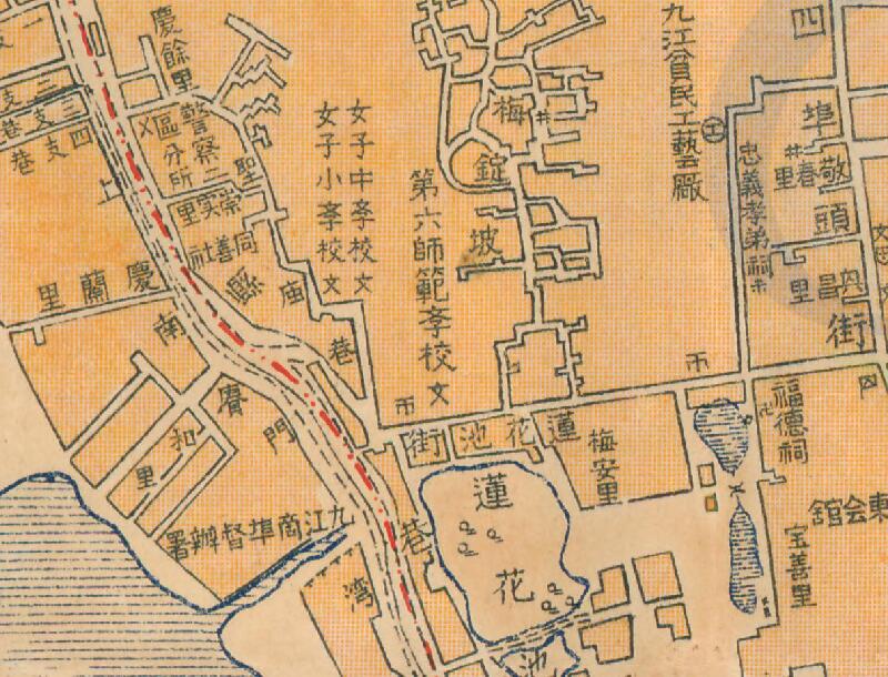 1926年《九江街市全图》预览图1