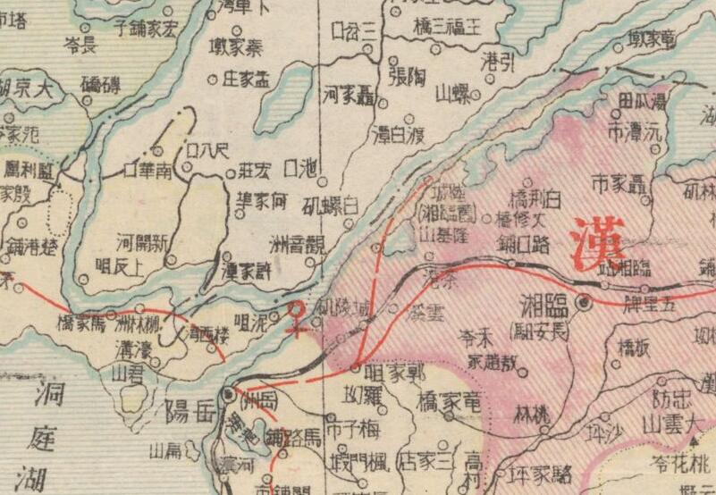 1945年《湖南省明细地图》预览图1