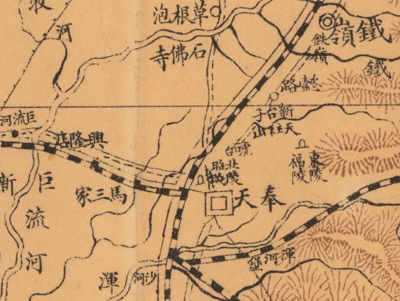 清末民初《奉天省全界地图》预览图1 清末民初《奉天省全界地图》预览图1