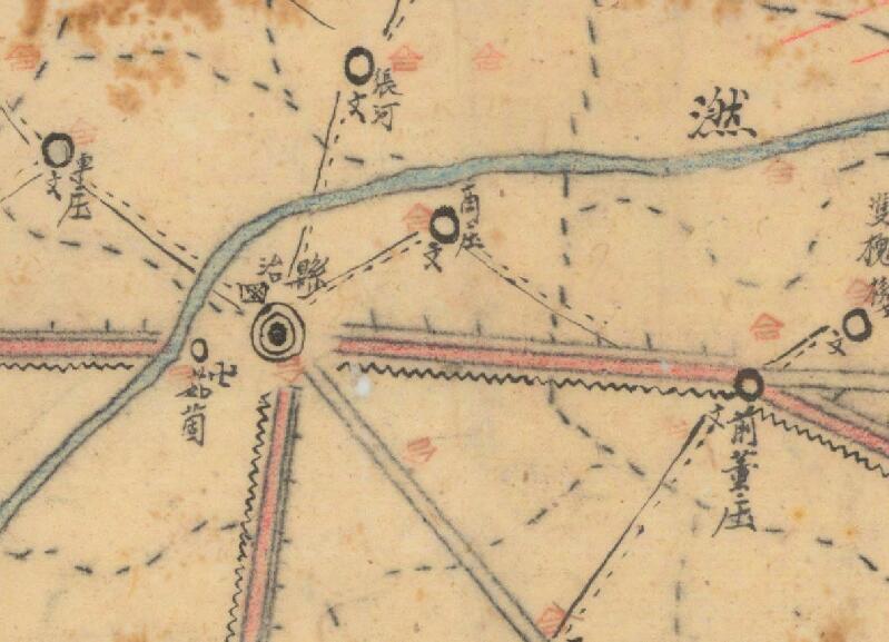 1940年代《河南省广武县图》预览图2