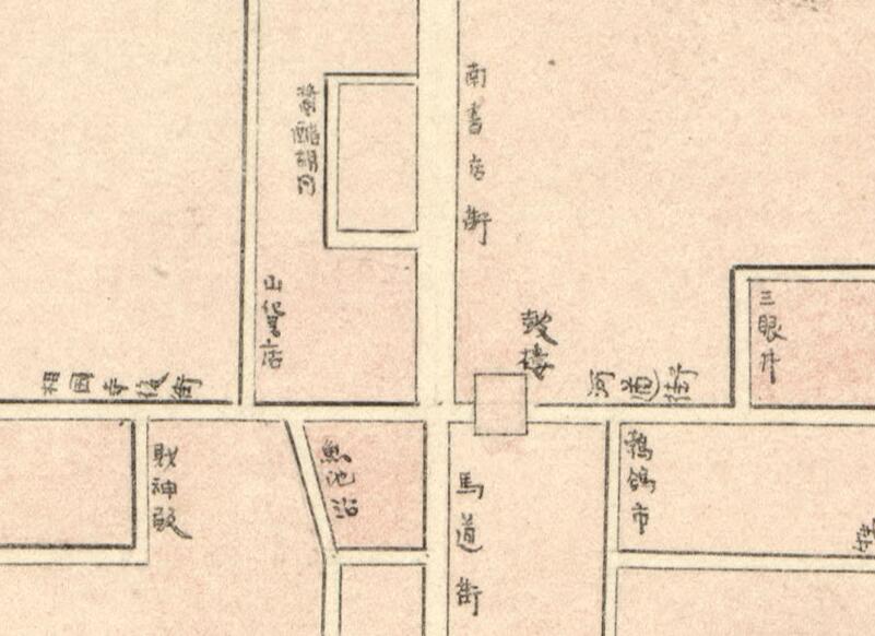 1883年《河南开封府城市街之图》预览图2