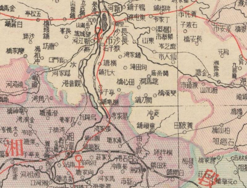 1945年《湖南省明细地图》预览图2