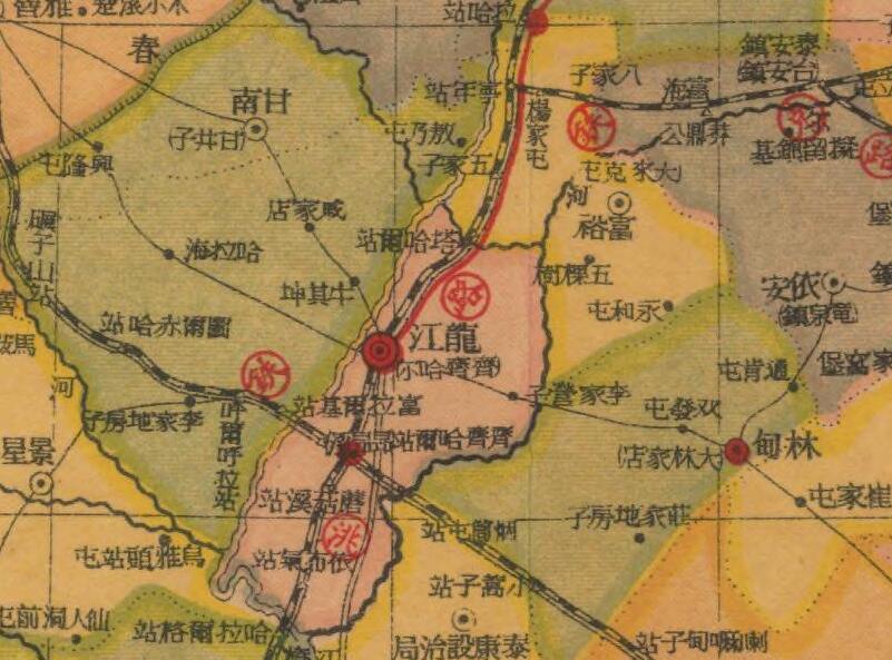 民国:《黑龙江分县新图》预览图2 民国:《黑龙江分县新图》预览图2