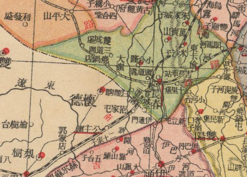 1932年《吉林分县新图》预览图2