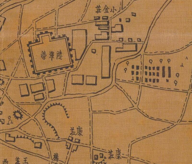 1936-1944年河北《保定现况图》预览图2