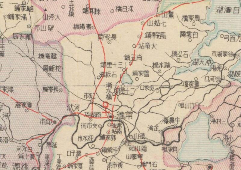 1945年《湖南省明细地图》预览图3