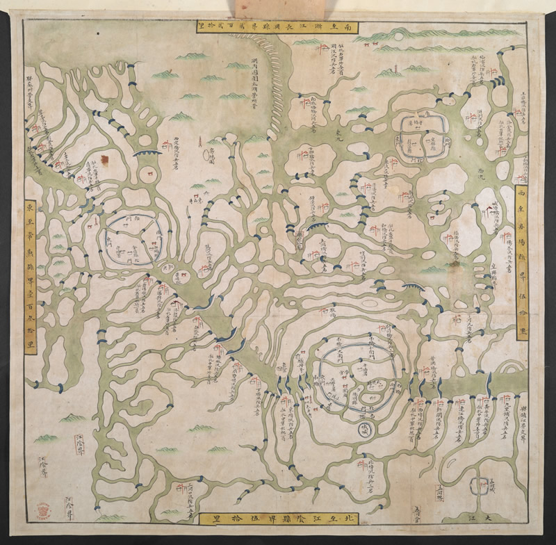 1820年《常州营汛境地界驻兵全图》预览图 1820年《常州营汛境地界驻兵全图》预览图