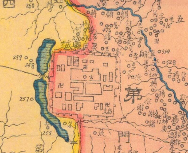1941年《宁夏省灵武县图》预览图1