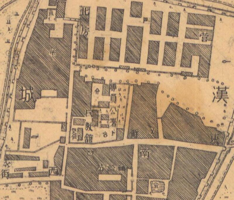 1947年新疆《莎车县城厢图》预览图1