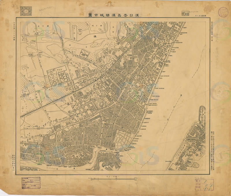 1947年《汉口武昌汉阳城市图》19P预览图1