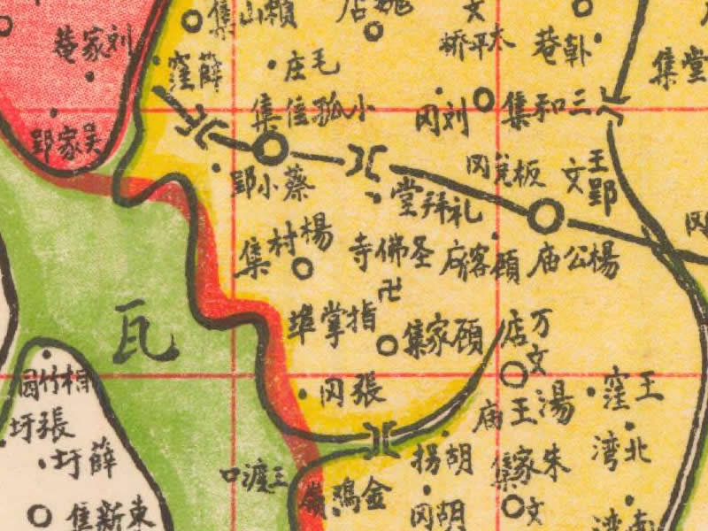 1944年《安徽寿县全图》预览图1