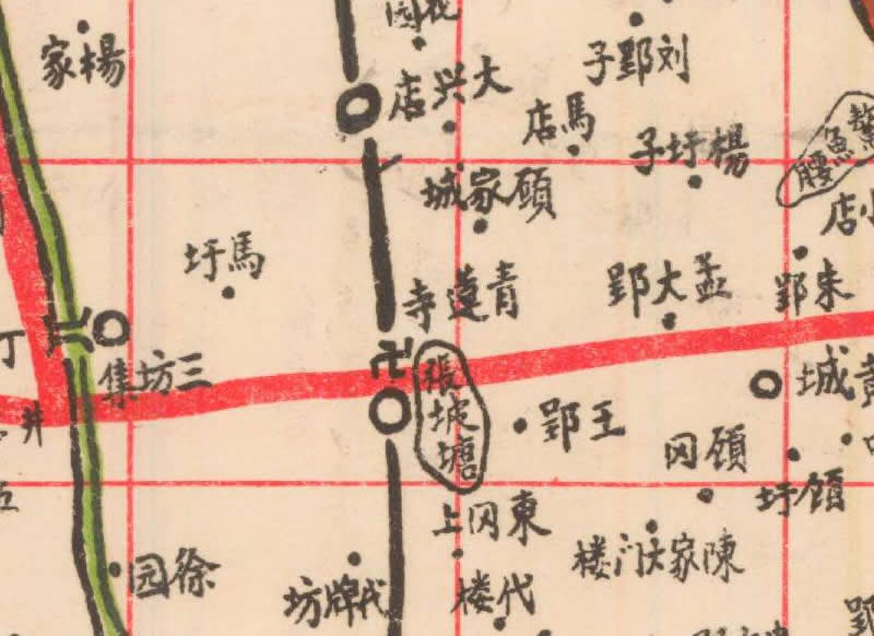 1944年《安徽寿县全图》预览图2