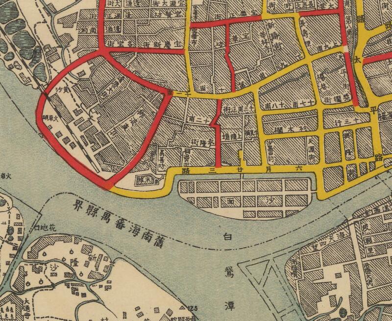 1925年《广州市区域图》预览图2 1925年《广州市区域图》预览图2