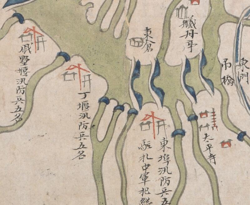 1820年《常州营汛境地界驻兵全图》预览图2 1820年《常州营汛境地界驻兵全图》预览图2