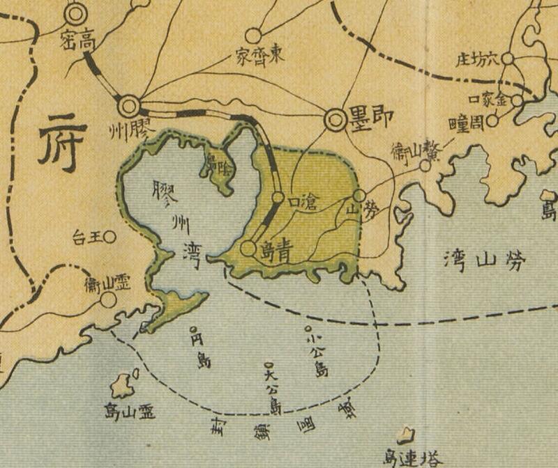 1914年《山东省战局图》预览图3