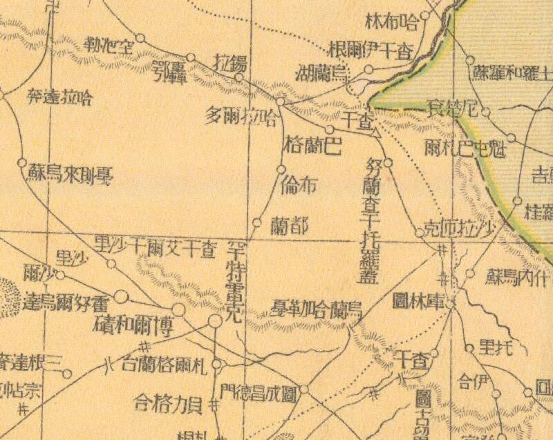 1937年《蒙古地方明细地图》预览图3