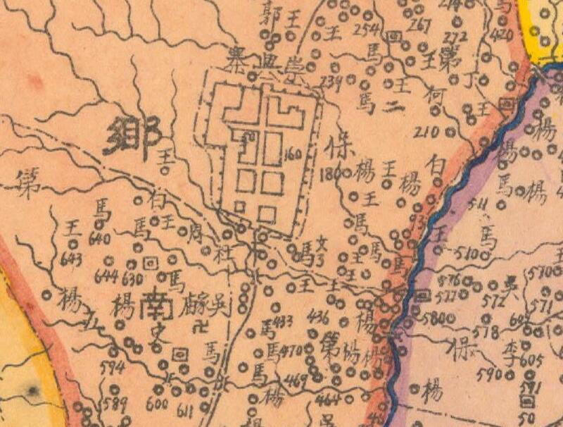 1941年《宁夏省灵武县图》预览图3