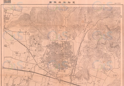 1946年《慈溪县城厢图》