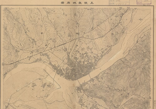 1947年《上饶县城厢图》缩略图