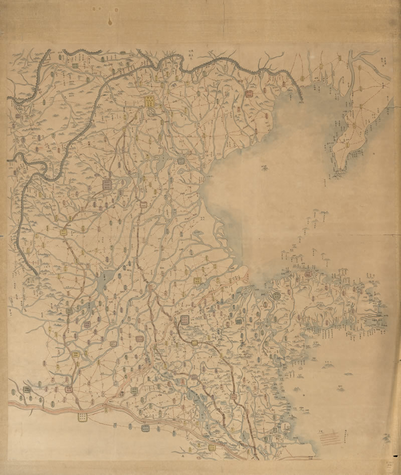 1855–1870年《直隶山东两省地舆全图》预览图 1855–1870年《直隶山东两省地舆全图》预览图