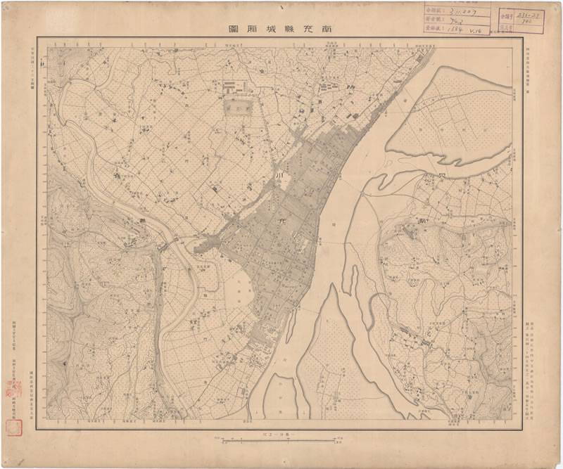 1941年《南充县城厢图》预览图
